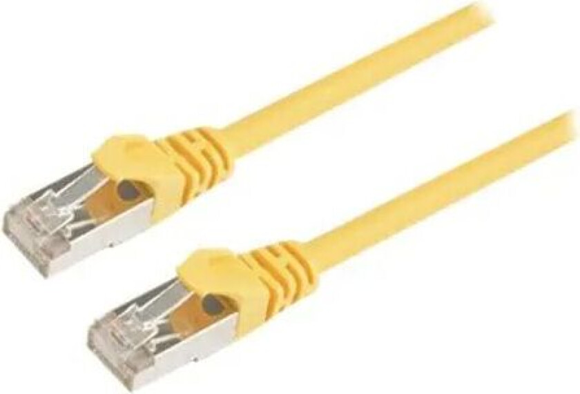 Nettverkskabel Lszh Rj-45 Rj-45 Cat 6 10m Gul