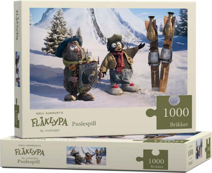 Puslespill 1000 Flåklypa Rekorden