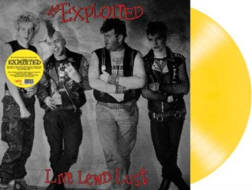 The Exploited Live Lewd Lust LP/Vinyl