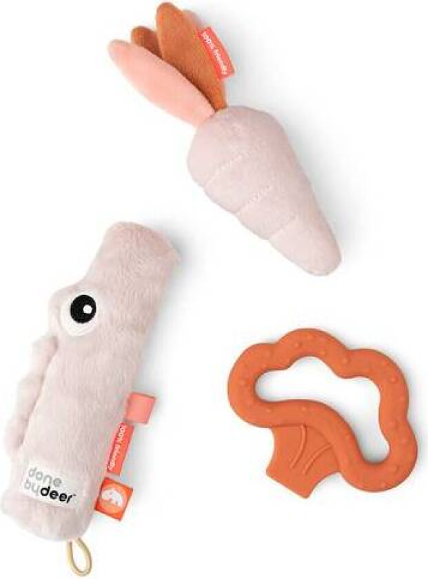 Done By Deer Tiny Aktivitetsleke Set Croco, Powder