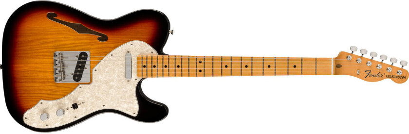 Vintera Ii 60s Telecaster Thinline, 3-Color Sunburst, Mn