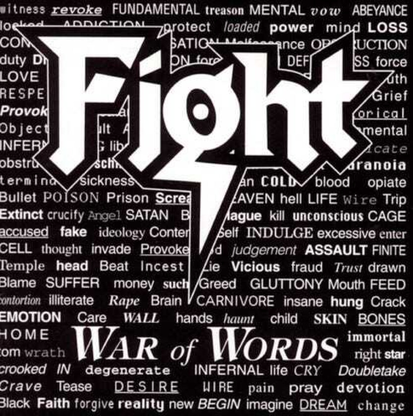 Fight War Of Words CD