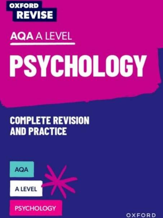 Oxford Revise: AQA A Level Psychology av Adelaide McLaughlin