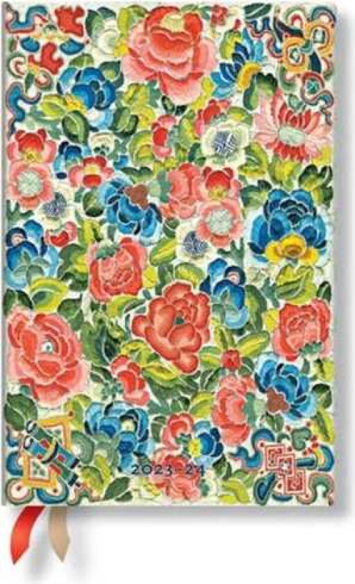 Pear Garden (Peking Opera Embroidery) Mini 18month Dayplanner 2024