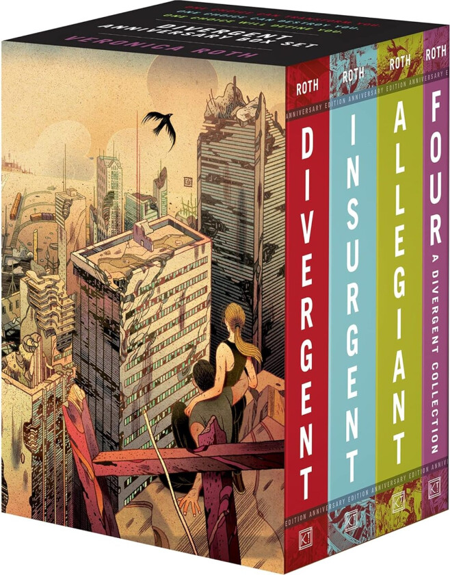 Divergent Anniversary 4Book Box Set Divergent, Insurgent, Allegiant, Four