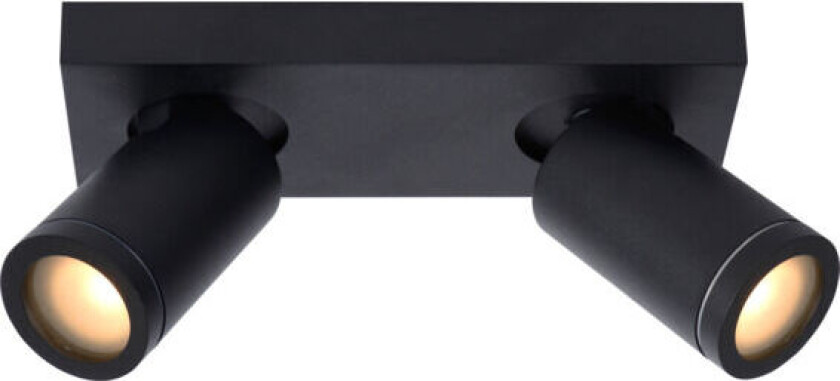 Taylor Takspot Baderom 2xGU10 IP44 Sort - 91991