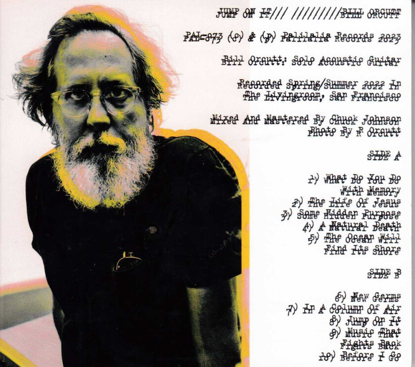 Bill Orcutt Jump On It CD