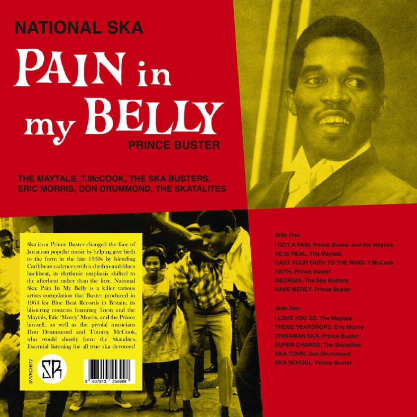 Prince Buster National Ska: Pain In My Belly LP/Vinyl