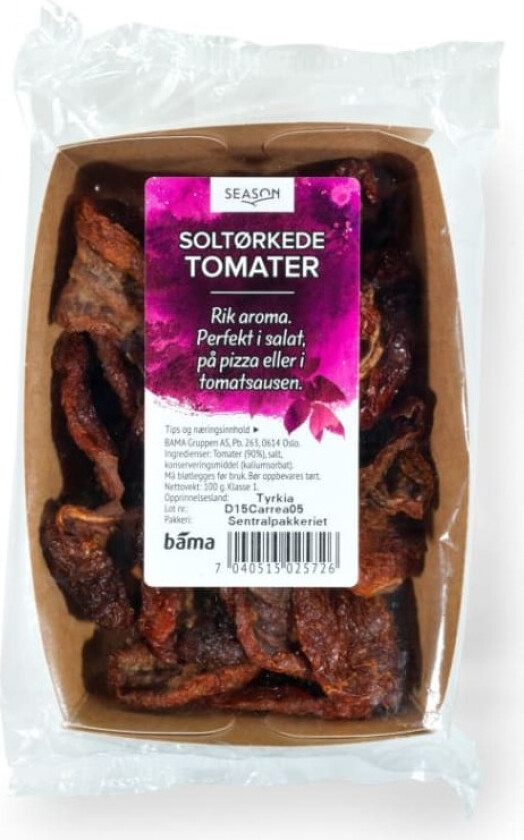 Tomat Soltørket 100g Season