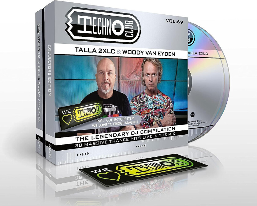 Diverse Electronica, Talla 2XLC, Woody Van Eyden Techno Club Vol. 69 CD