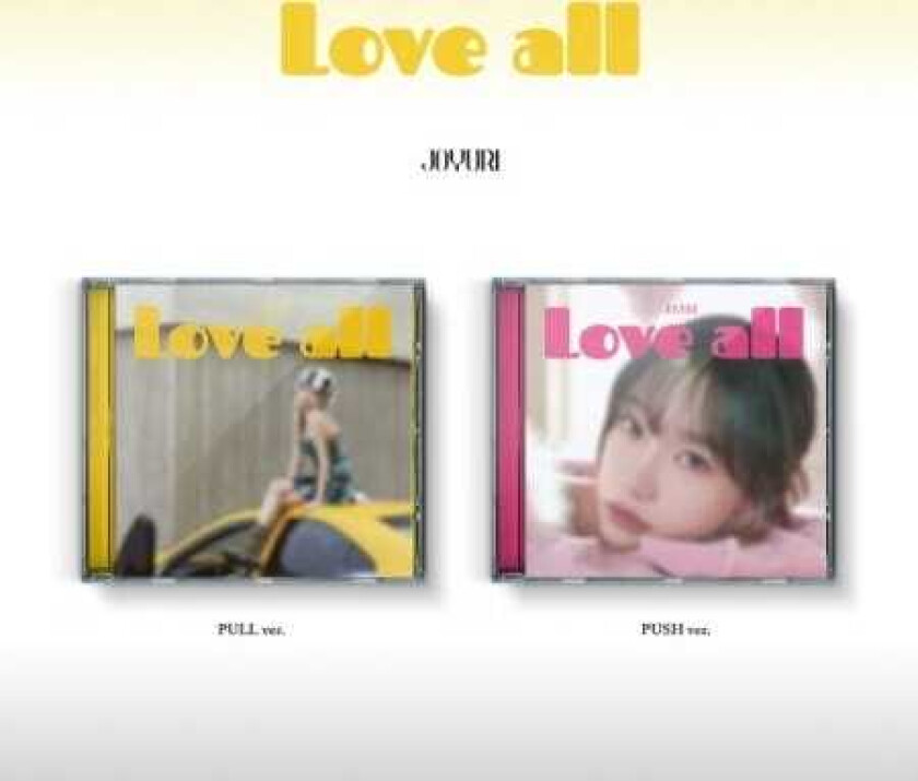 Jo Yuri Love All Jewel Case Version Inc. 16pg Booklet + 2 Photocards CD