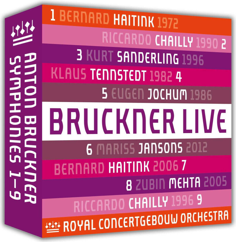 Royal Concertgebouw Orchestra  Bruckner: Symphonies 19  CD