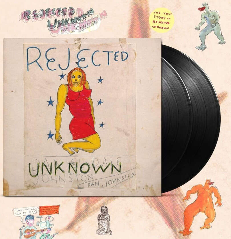 Daniel Johnston Rejected Unknown LP/Vinyl