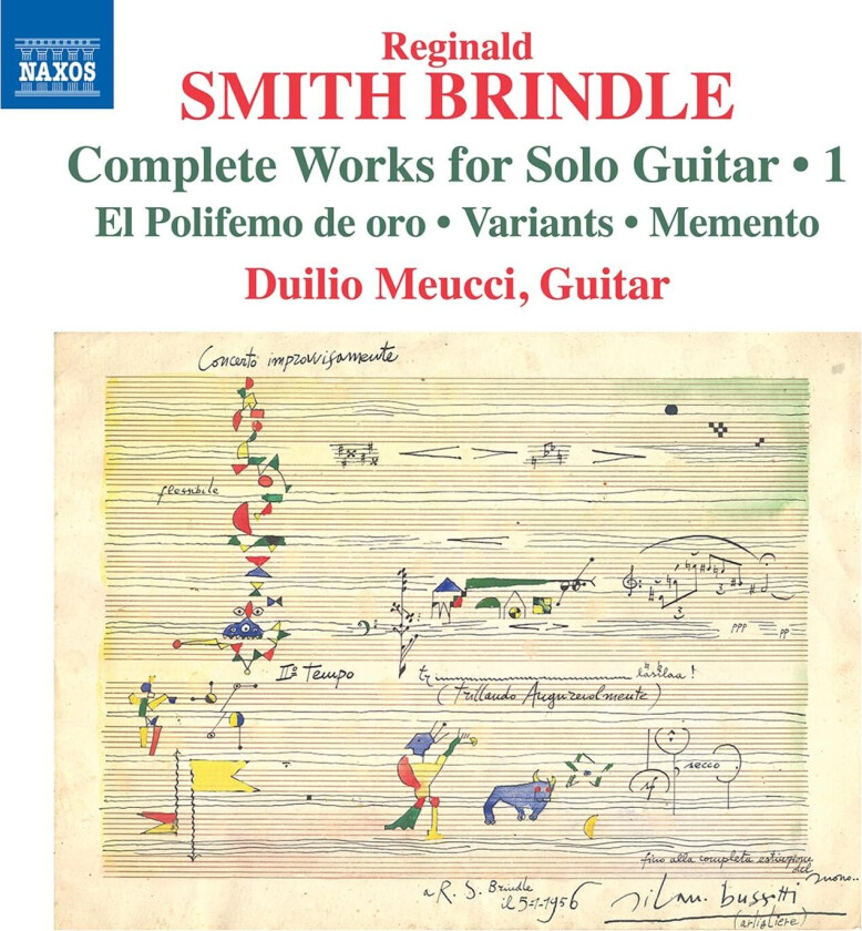 Duilio Meucci, Reginald Smith Brindle Brindle: Complete Works For Solo Guitar CD