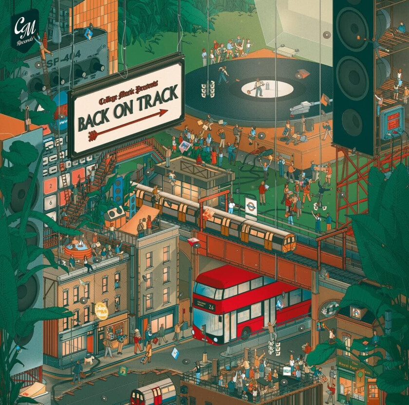 Diverse Electronica College Music Presents: Back on Track LP/Vinyl