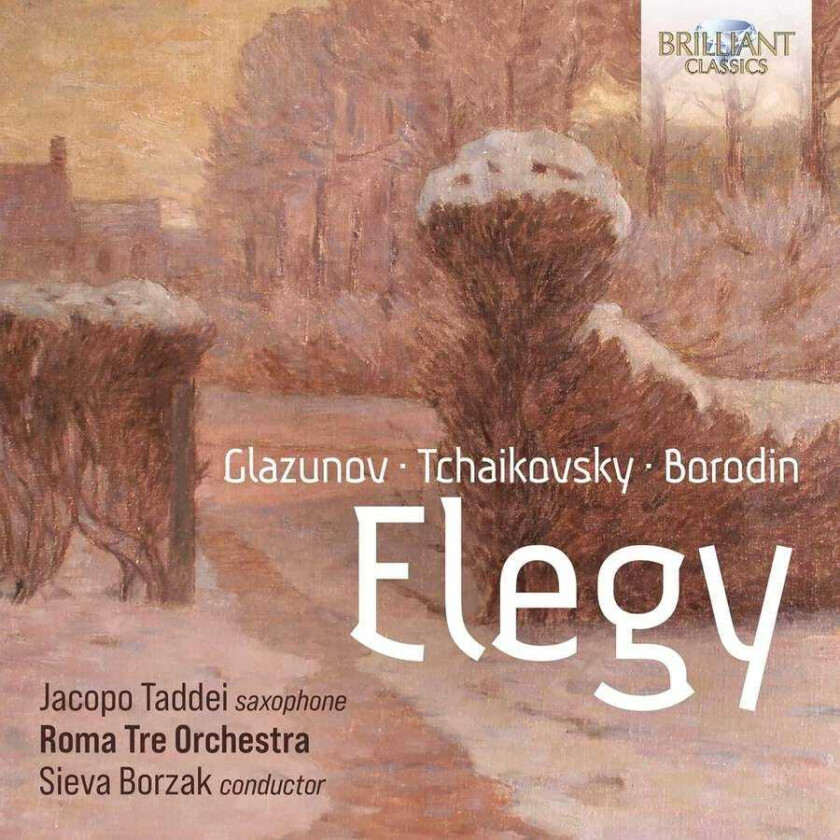 Alexander Borodin, Roma Tre Orchestra Ensemble, Jacopo Taddei, Sieva Borzak Glazunov, Tchaikovsky & Borodin: Elegy CD