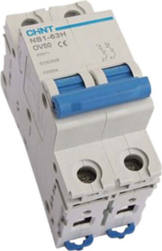 Overbelastningsvern 2P 50A 10KA Cenika - 1601156