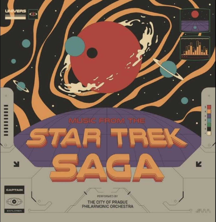City Of Prague Philharmonic Orchestra, Filmmusikk Music From The Star Trek Saga LP/Vinyl