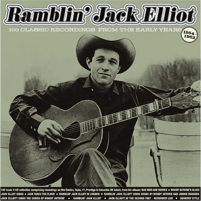 Ramblin' Jack Elliott 100 Classic Recordings From The Early Years 19541962 CD