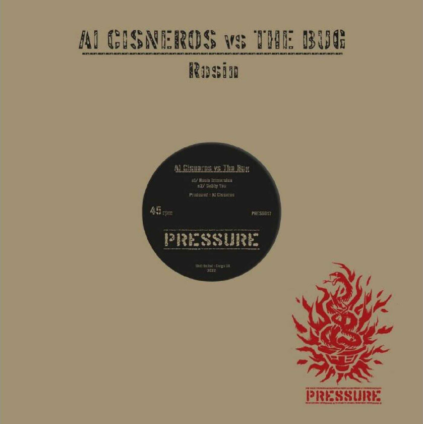 Al Cisneros Vs The Bug, Al Cisneros, The Bug Rosin LP/Vinyl