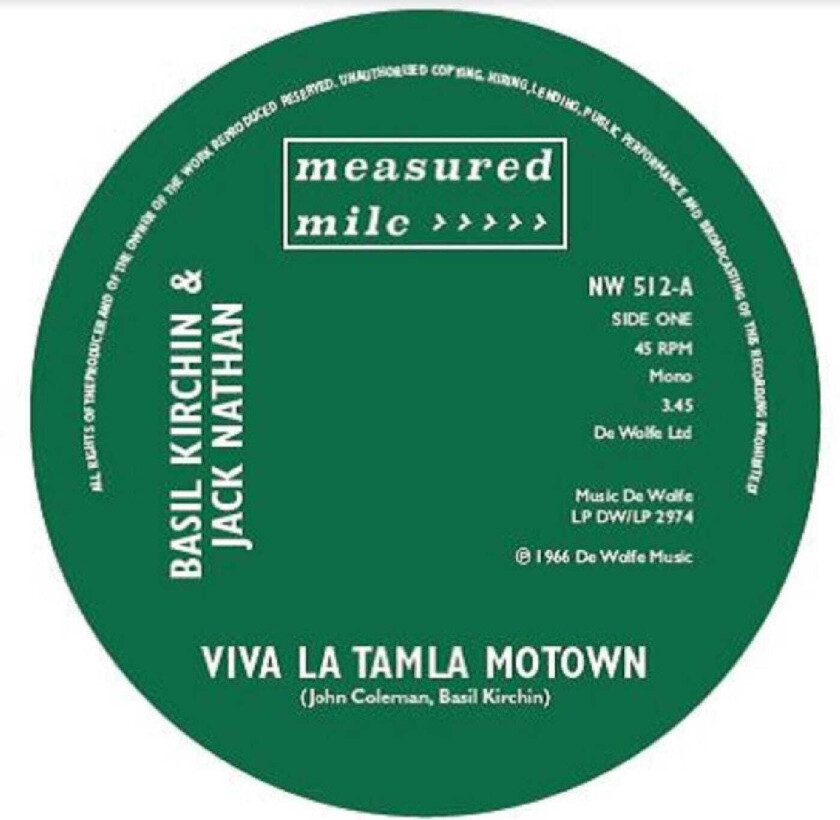 Basil Kirchin & Jack Nathan, Alan Parker & William Parish Viva La Tamla Motown / Main Chance LP/Vinyl