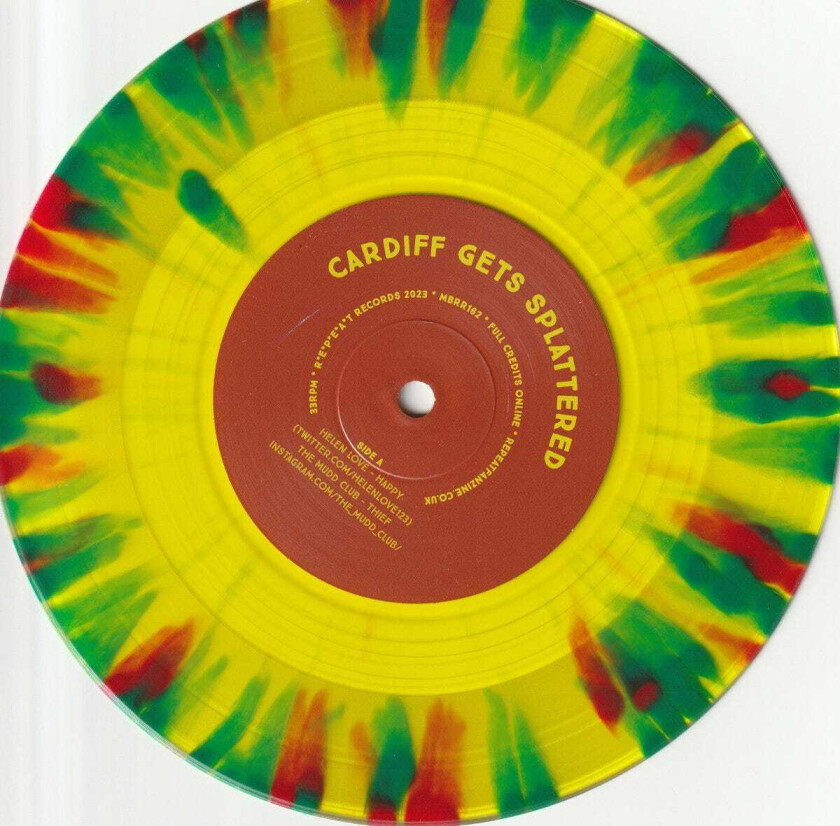Diverse Punk Cardiff Gets Splattered LP/Vinyl