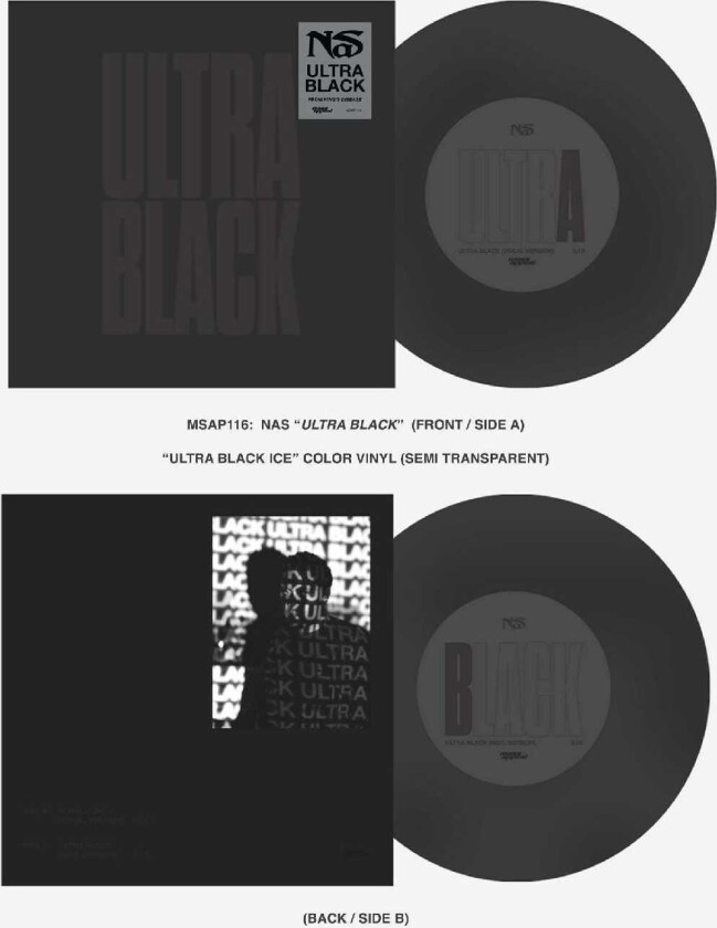 Nas Ultra Black LP/Vinyl