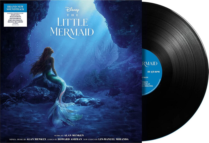Alan Menken, Howard Ashman, LinManuel Miranda, Filmmusikk The Little Mermaid (2023) LP/Vinyl