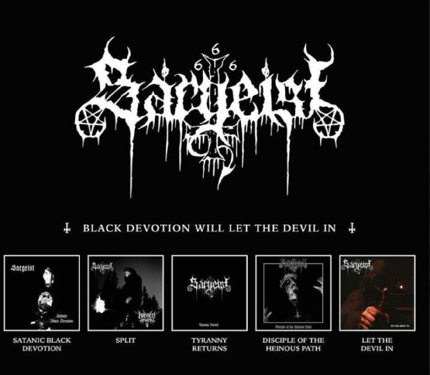 Sargeist Black Devotion Will Let The Devil In CD
