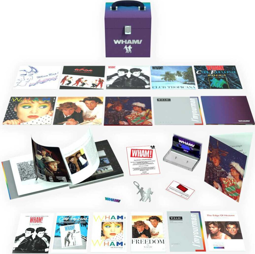 Bilde av Wham!  The Singles Boxset (Incl. Book, Cassette and Memorabilia)  LP/Vinyl