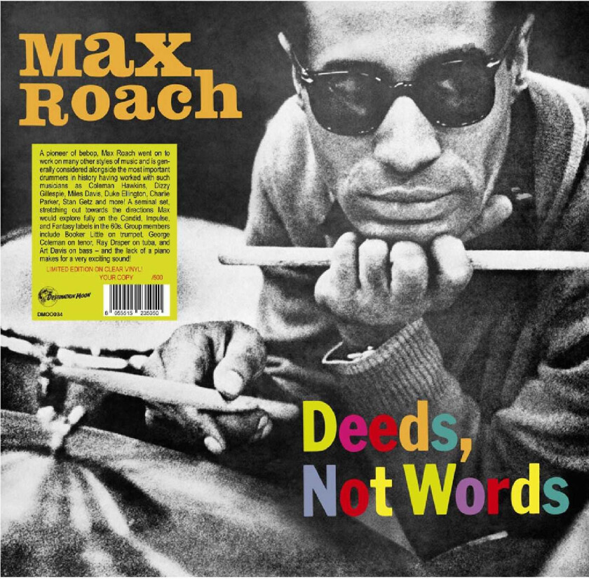 Max Roach Deeds, Not Words LP/Vinyl