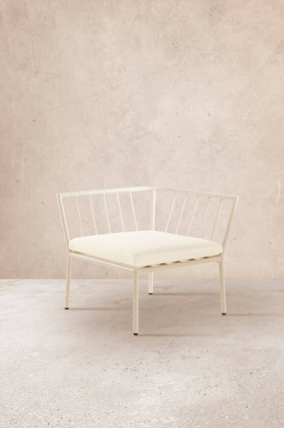 sofamodul - hjørne Beige/hvit pute