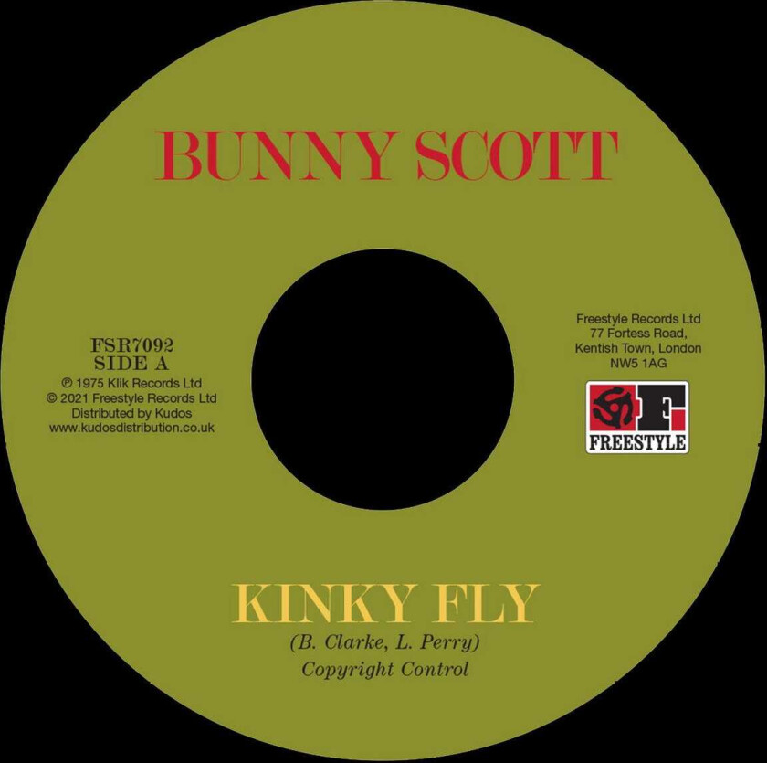Bunny Scott Kinky Fly / Sweet Loving Love LP/Vinyl