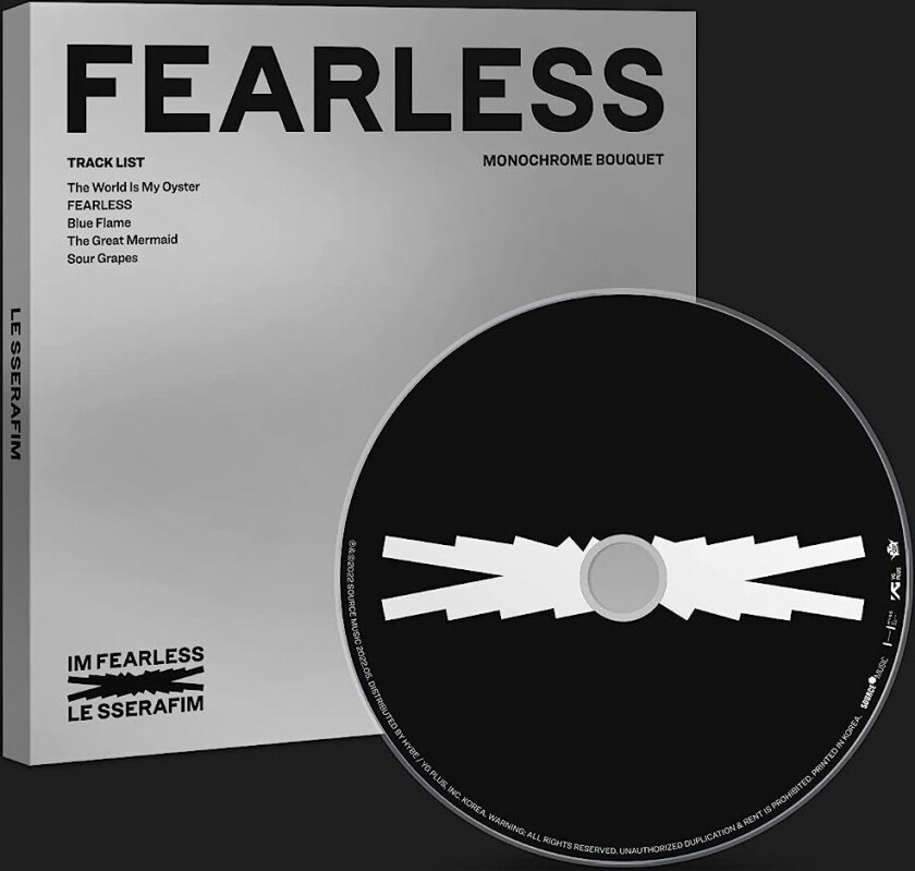 Le Sserafim Fearless (Monochrome Bouquet Ver.) CD
