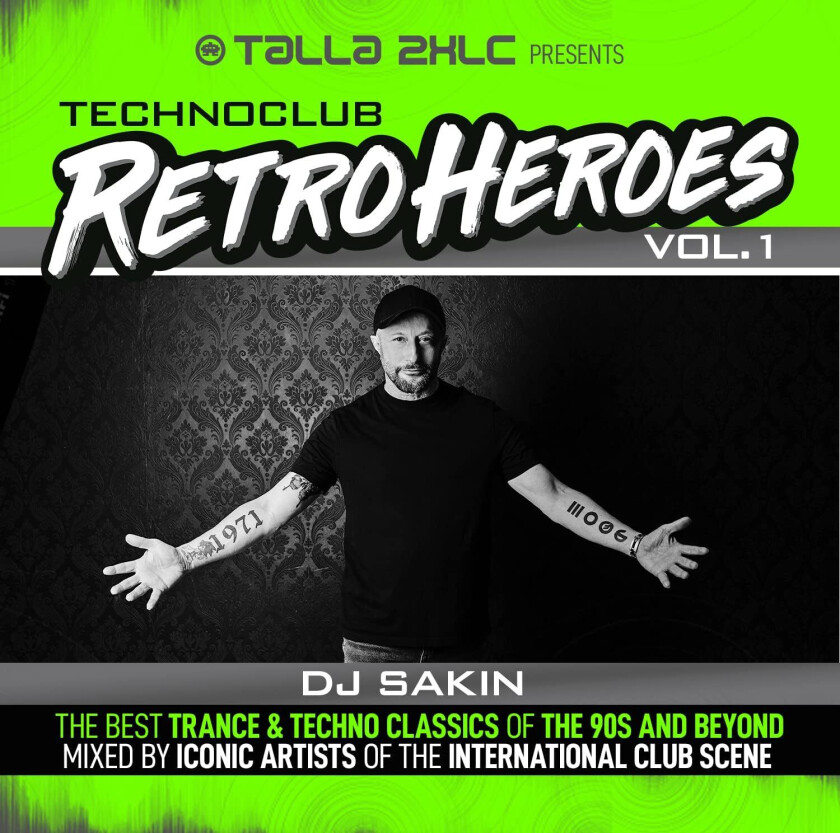 Diverse Electronica, Talla 2XLC Talla 2XLC Presents Techno Club Retroheroes Vol. 1 CD