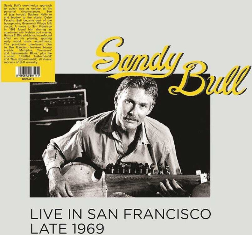Sandy Bull Live In San Francisco Late 1969 LP/Vinyl