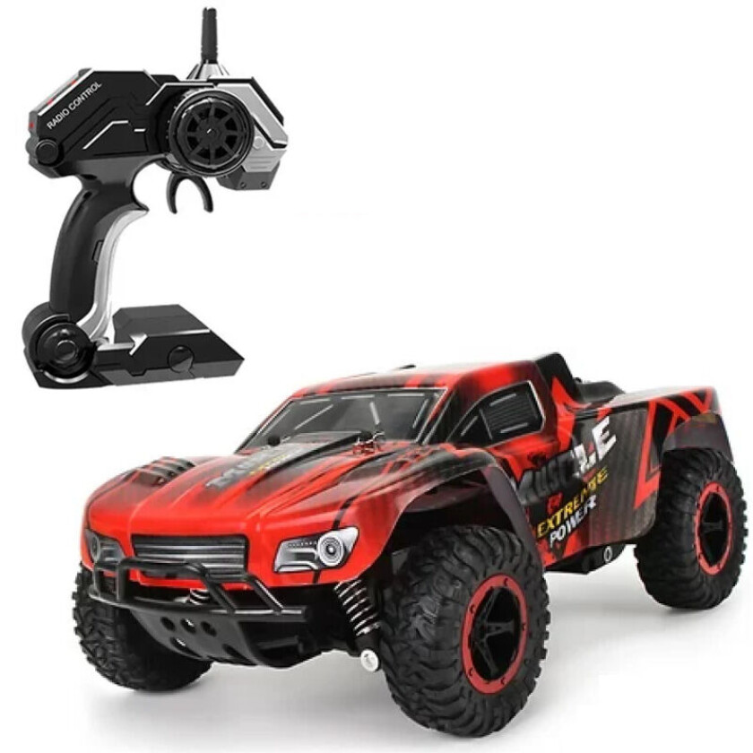 Cheetah King Radiostyrt Bil 1:16 - Muscle Rød