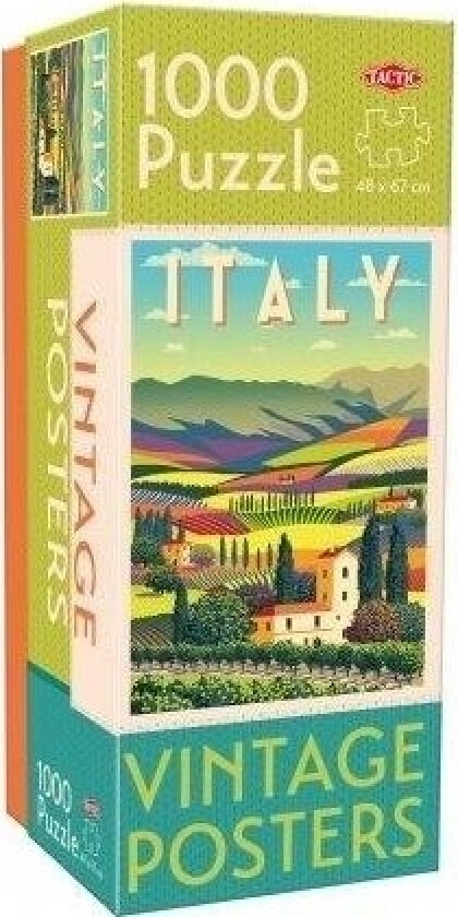 Vintage Italy 1000 Pcs, 1000 Stykker, By, 9 År