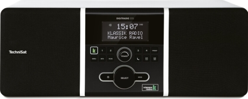 Technisat Digitradio 305 Klassik Edition, Klokke, Digitalt, Dab, Dab+, Ukw, 87,5 - 108 Mhz, 174 - 240 Mhz, 10 W