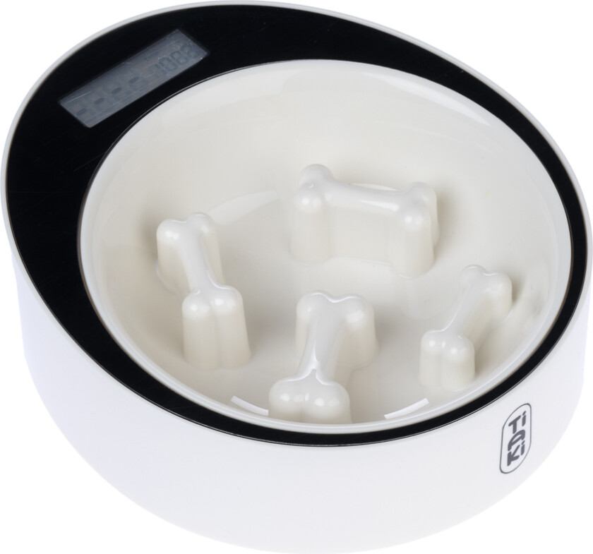 Smart anti-sluk skål med vekt - opptil 2 kg, L 22 x B 24,5 x H 8 cm