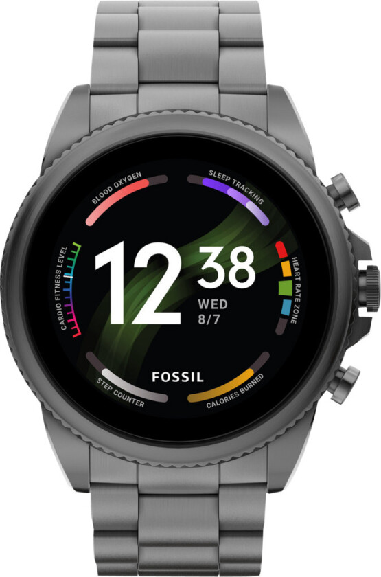 Gen 6 smartklokke 44 mm, stål/røyk