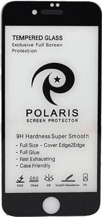 iPhone 7/8 pluss - skjermbeskyttelse av Polaris