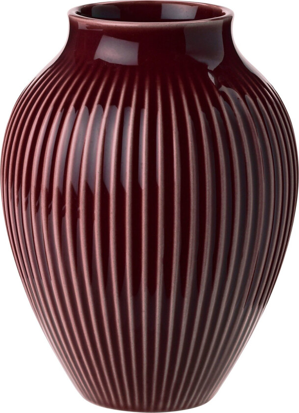 Vase 12,5 cm, ripple berry