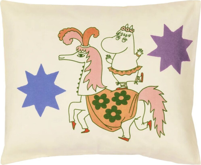 Mummitrollet putetrekk 50 x 60 cm Sirkus Hest