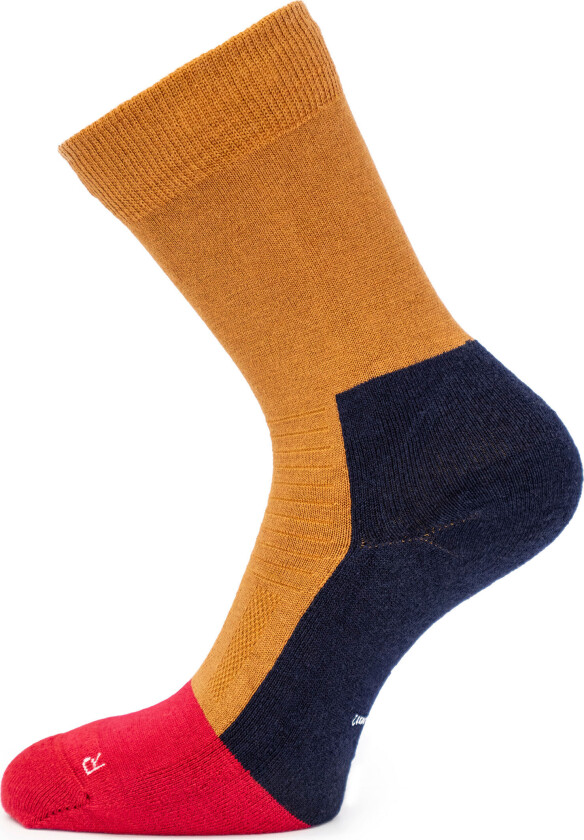 Hero Warm Crew Sock Cathay Spice / Chilli Red/ Navy Blue 34-36
