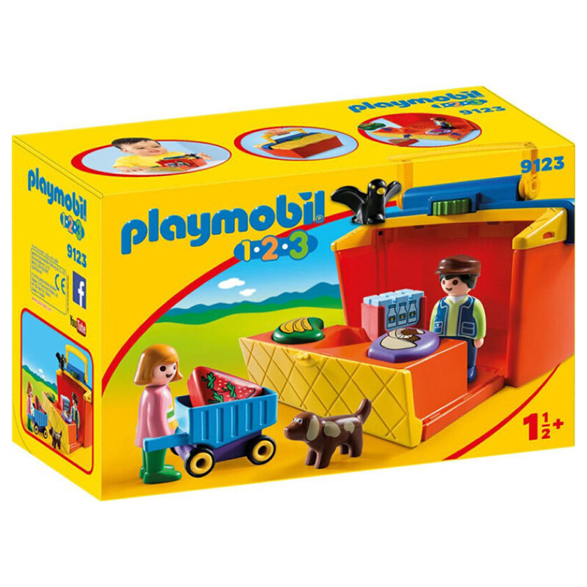 Playmobil 123 - Take Along Markedsbod 9123