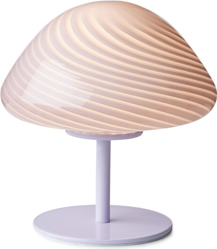 - Mini Mush Bordlampe Lyse Lilla