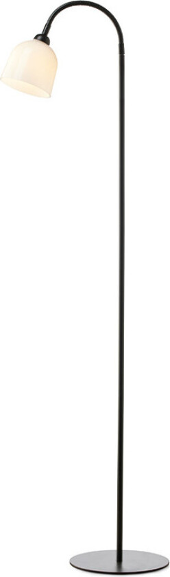 - Glow 1 Gulvlampe Svart/Opal