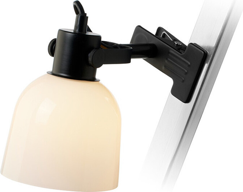 - Glow Klemmelampe Svart/Opal