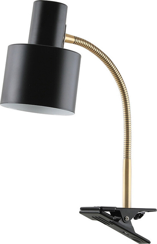 - Vogue Klemmelampe Svart